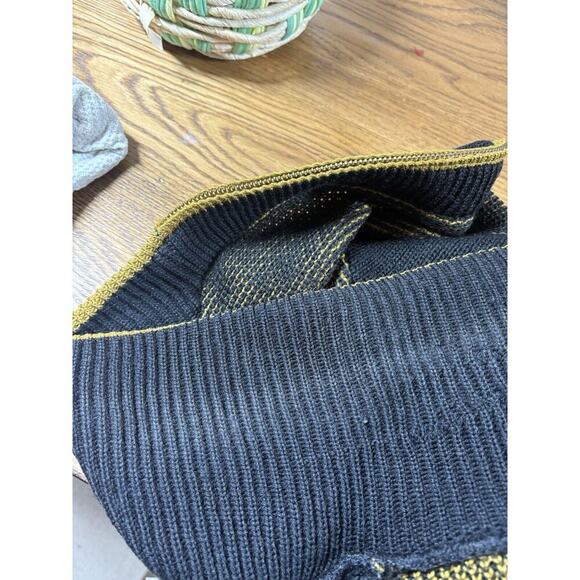 Seattle Knitting Mills Penguin Cardigan Mens Size L Black Vintage 60's Sweater - Picture 14 of 14